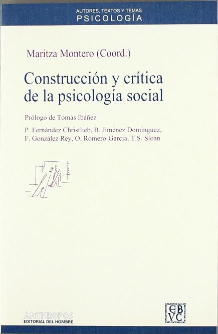 CONSTRUCCION Y CRITICA DE LA PSICOLOGIA SOCIAL | 9788476584330 | MARITZA MONTERO