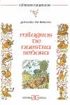 MILAGROS DE NUESTRA SEÑORA (ODRES NUEVOS) | 9788470390272 | GONZALO DE BERCEO