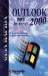 OUTLOOK PARA INTERNET 2000 GUIA RAPIDA | 9788428326810 | GONZALEZ MANGAS, A.