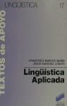 LINGÜISTICA APLICADA | 9788477380061 | MARCOS MARIN, FRANCISCO