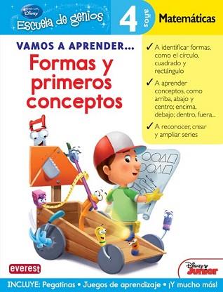 FORMAS-PRIMER CONCEPTO-4AÑ-ESC | 9788444146478 | WALT DISNEY COMPANY