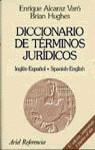 DICCIONARIO DE TERMINOS JURIDICOS INGLES-ESPAÑOL I VICE | 9788434405127 | ALCARAZ VARO, ENRIQUE