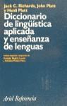 DICCIONARIO DE LINGUISTICA APLICADA Y ENSEÑANZA | 9788434405110 | RICHARDS, JACK C.