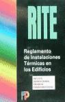 RITE REGLAMENTO DE INSTALACIONES TERMICAS EN LOS EDIFICIOS | 9788428325332 | VARIS