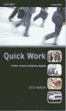 QUICK WORK INTERMEDIATE STUDENT'S BOOK | 9780194572965 | HOLLETT, VICKI