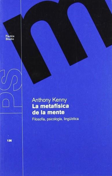 METAFISICA DE LA MENTE, LA | 9788449308208 | KENNY, ANTHONY