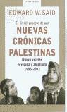 NUEVAS CRONICAS PALESTINAS | 9788439709343 | SAID, EDWARD W.