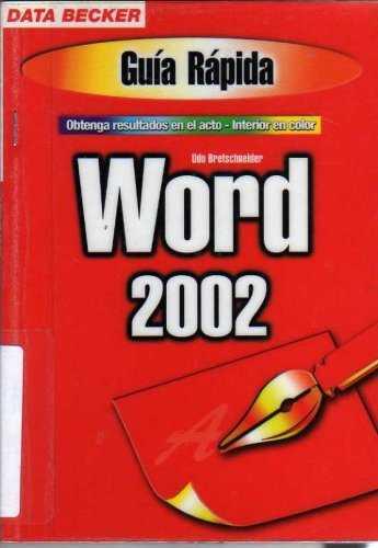 WORD 2002 GUIA RAPIDA | 9788495585202 | BRETSCHNEIDER, UDO