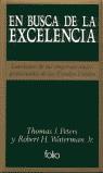 EN BUSCA DE LA EXCELENCIA | 9788485902880 | PETERS, THOMAS J. ; WATERMAN, ROBERT H.