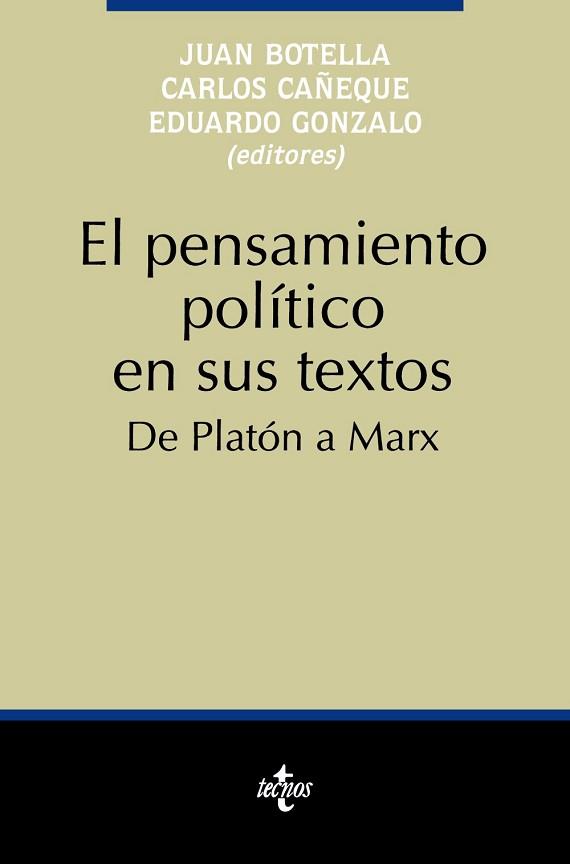 PENSAMIENTO POLITICO EN SUS TEXTOS, EL | 9788430925223 | BOTELLA, JUAN