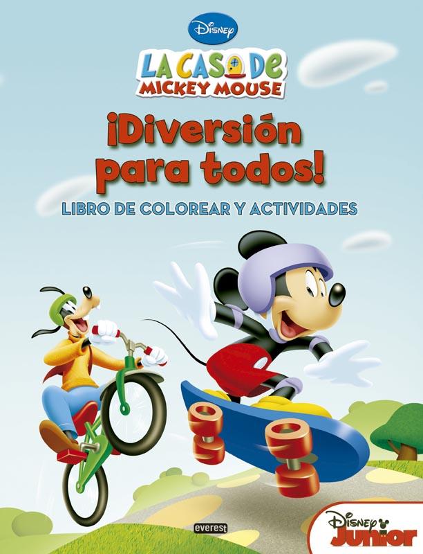 LA CASA DE MICKEY MOUSE. ¡DIVERSIÓN PARA TODOS! LIBRO DE COLOREAR Y ACTIVIDADES | 9788444168609 | WALT DISNEY COMPANY