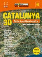 MAPA CATALUNYA 3D COSTA I PRELITORAL CENTRAL POSTER Nº 6 | 9788496295063