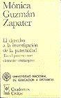 DERECHO A LA INVESTIGACION DE LA PATERNIDAD EL | 9788447007837 | GUZMAN ZAPATER, MONICA