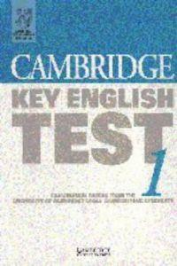 CAMBRIDGE KEY ENGLISH TEST 1 STUDENT'S BOOK | 9780521587297 | VARIS