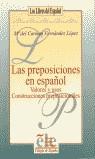 PREPOSICIONES EN ESPAÑOL, LA | 9788486408695 | FERNANDEZ LOPEZ, M. DEL CARMEN