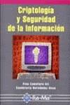 CRIPTOLOGIA Y SEGURIDAD DE LA INFORMACION | 9788478974313 | CABALLERO GIL, PINO