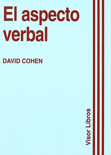 ASPECTO VERBAL, EL | 9788475224862 | COHEN, DAVID