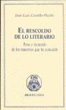 RESCOLDO DE LO LITERARIO, EL | 9788470307560 | CASTILLO PUCHE, JOSE LUIS