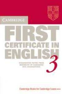 CAMBRIDGE FIRST CERTIFICATE IN ENGLISH 3 STUDENT'S BOOK | 9780521587266 | VARIS