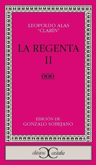 REGENTA, LA (VOL.2) (CC 111) | 9788470393853 | ALAS, LEOPOLDO CLARIN