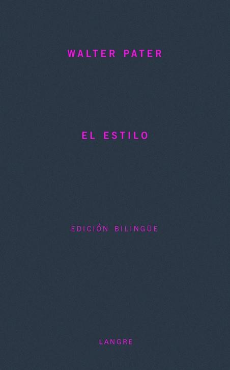 ESTILO, EL (BILINGUE) | 9788493238155 | PATER, WALTER