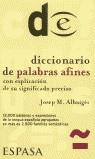 DICCIONARIO DE PALABRAS AFINES | 9788423922963 | ALBAIGES, JOSEP M.