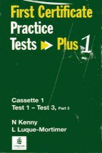 FIRST CERTIFICATE PRACTICE TEST PLUS CASSETTES (SET OF 3) | 9780582405783 | VARIS