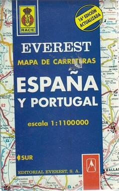 MAPA CARRETERAS ESPAÑA-PORTUGAL ESCALA 1:1100000 (DESPLEGABL | 9788424141226 | VARIS