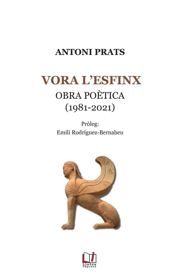 VORA L'ESFINX | 9788412495027 | PRATS, ANTONI