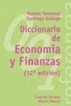 DICCIONARIO DE ECONOMIA Y FINANZAS (11 ED.) | 9788420685854 | TAMAMES, RAMON