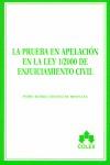 PRUEBA EN APELACION EN LA LEY 1/2000 DE ENJUICIAMIENTO CIVIL | 9788478796076 | ALVAREZ SANCHEZ DE MOVELLAN, PEDRO