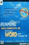 WORD PARA WINDOWS 95, GUIA COMPLETA RUNNING | 9788448105792 | BORLAND, RUSSELL