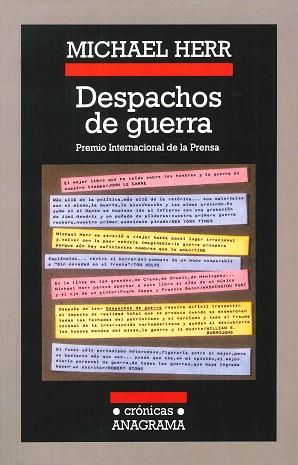 DESPACHOS DE GUERRA (CRONICAS) | 9788433925473 | HERR, MICHAEL