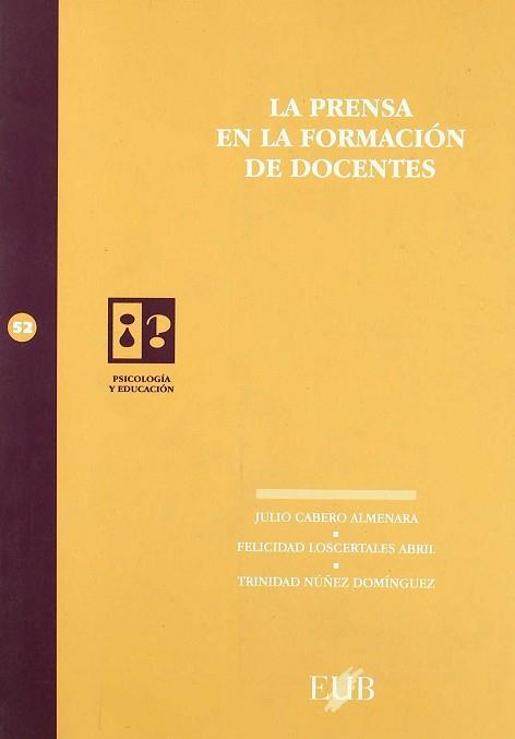 PRENSA EN LA FORMACION DE DOCENTES, LA | 9788483120248 | CABERO ALMENARA, JULIO