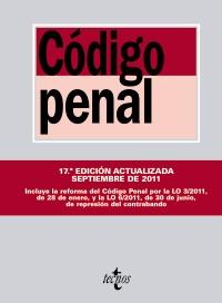 CÓDIGO PENAL EDICION ACTUALIZADA SEPTIEMBRE 2011 | 9788430953035 | -/EDITORIAL TECNOS