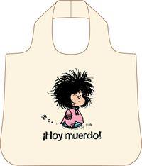 BOLSA BEIGE MAFALDA HOY MUERDO | 9788868216443 | QUINO