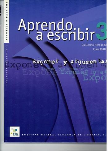 APRENDO A ESCRIBIR 3 | 9788471437709 | HERNANDEZ, GUILLERMO