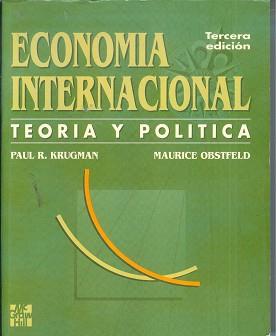 ECONOMIA INTERNACIONAL (TEORIA Y POLITICA) | 9788448116941 | KRUGMAN, PAUL R.