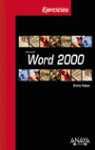 WORD 2000 EJERCICIOS | 9788441514249 | YEBES, ELVIRA