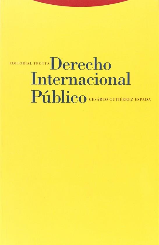 DERECHO INTERNACIONAL PUBLICO | 9788481640625 | GUTIERREZ ESPADA, CESAREO