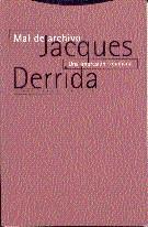 MAL DE ARCHIVO | 9788481641332 | DERRIDA, JACQUES