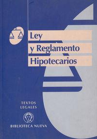 LEY Y REGLAMENTO HIPOTECARIOS | 9788470306037 | VARIS