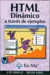 HTML DINAMICO A TRAVES DE EJEMPLOS | 9788478973743 | BOBADILLA, JESUS