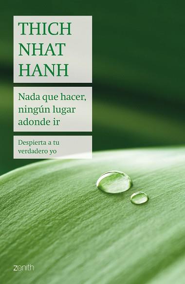 NADA QUE HACER, NINGÚN LUGAR ADONDE IR | 9788408216261 | HANH, THICH NHAT