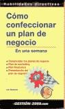 COMO CONFECCIONAR UN PLAN DE NEGOCIO EN UNA SEMANA | 9788480889018 | MAITLAND, IAIN