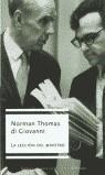 LECCION DEL MAESTRO, LA | 9789500720342 | THOMAS DI GIOVANNI, NORMAN