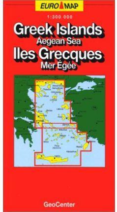 ISLAS GRIEGAS DEL EGEO EURO-MAPA | 9783575112866