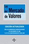 LEY DEL MERCADO DE VALORES (2003) | 9788430939268 | VARIS