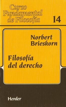 FILOSOFIA DEL DERECHO | 9788425418167 | BRIESKORN, NORBERT