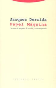 PAPEL MAQUINA | 9788481646399 | DERRIDA, JACQUES